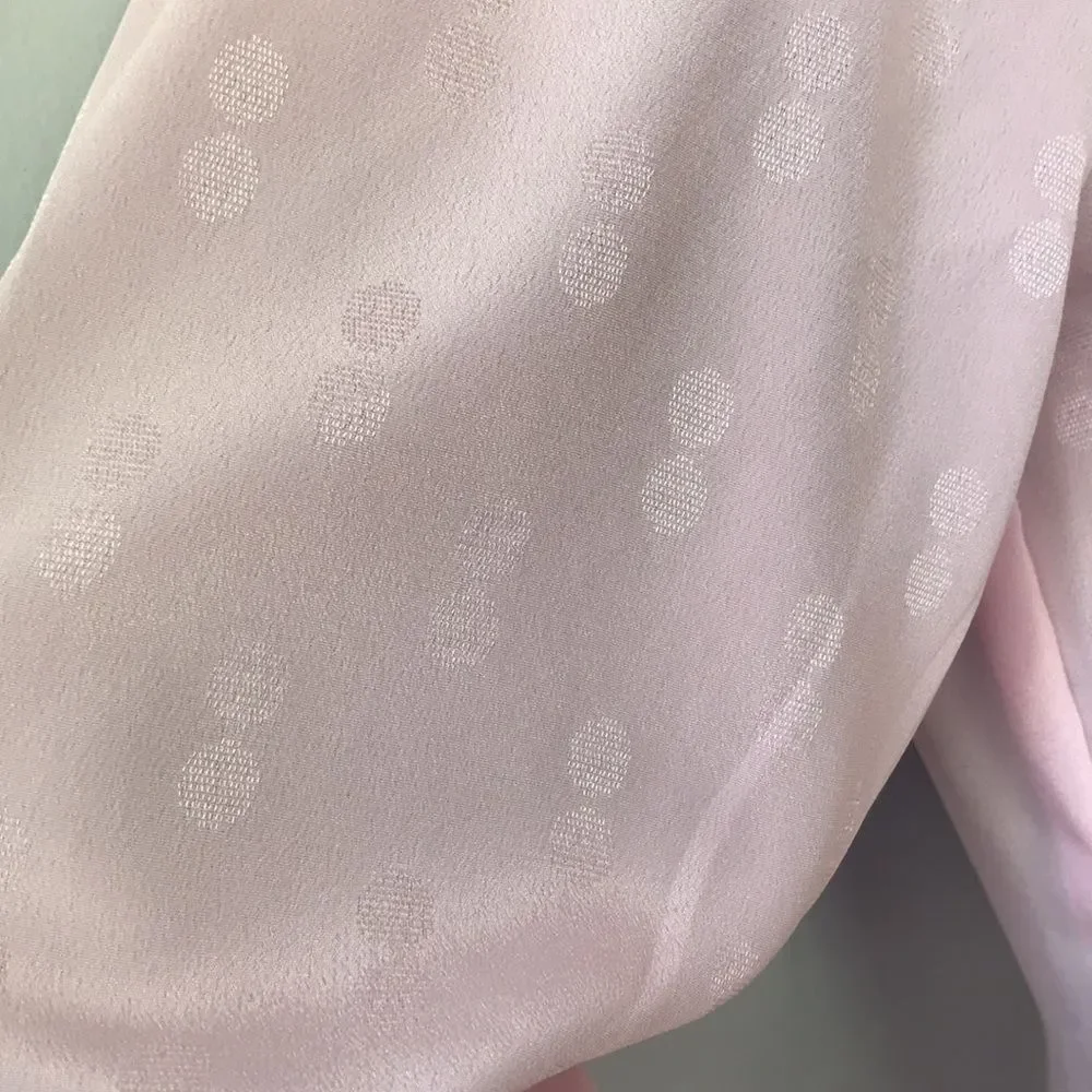 Silky Pink Vintage Cottagecore Dress - Picture 8 of 16